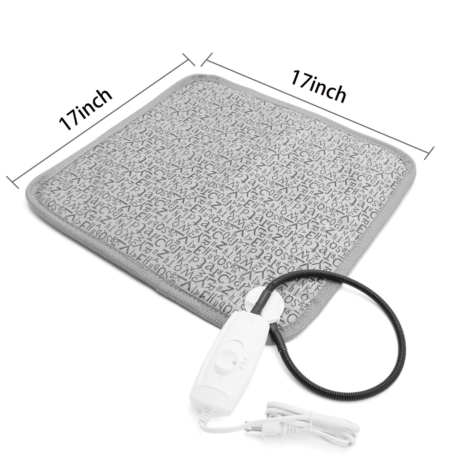 Pet Heating Pad, Dog Cat Electric Heated Blanket Mat, Temperature