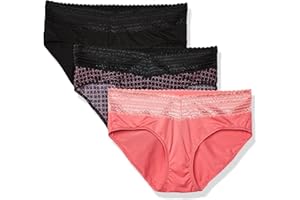Warner's womens Blissful Benefits No Muffin 3 Pack Hipster Panties