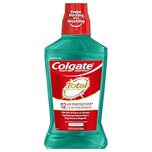 Colgate Total Pro-Shield Alcohol Free Mouthwash, Spearmint - 500mL, 16.9 fluid ounce