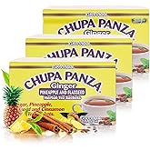 GN+Vida Tea CHUPA Panza, Tea Based ONGINGER Root, PINNEAPPLE, Flaxseed & Cinnamon (30 Tea Bags/0.10 oz Each)(Pack of 3)