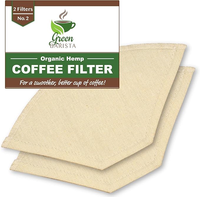 Pour Over Coffee Filters Size 2 Reusable Cone Coffee