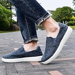 konhill Men's Slip on Fashion Sneaker - Classic