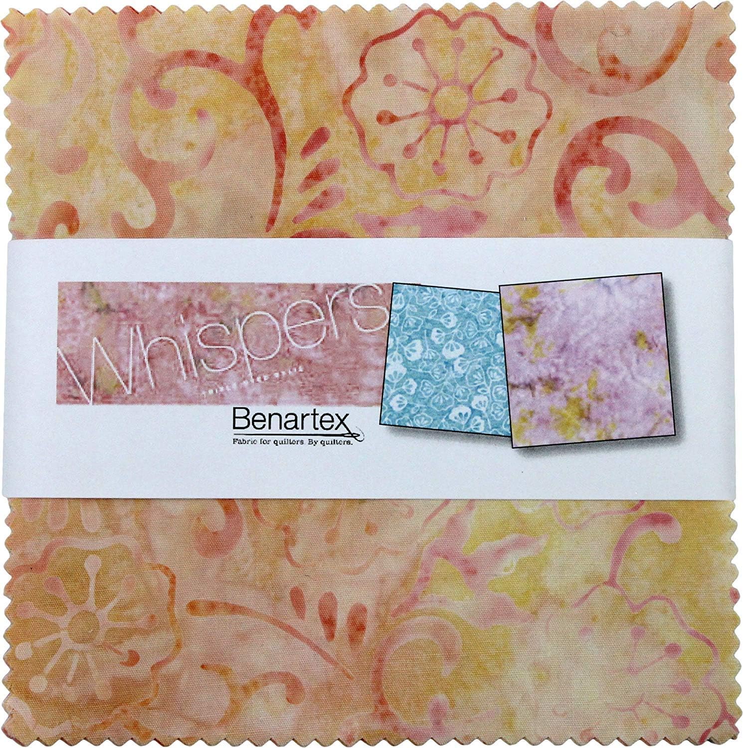 Bali Batik Whispers 5X5 Pack 42 5-inch Squares Charm Pack Benartex