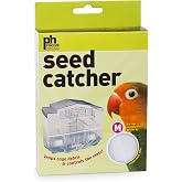 Prevue Pet Products 821W Mesh Bird Seed Catcher, White, Medium/8"