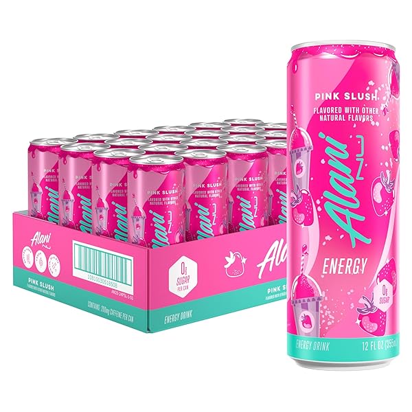ALANI NU PINK SLUSH, SUGAR FREE, LOW CALORIE...