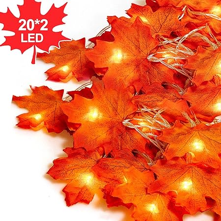 Amazon Com Fall Decor Thanksgiving String Garland Loous 40 Led