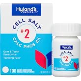 Hyland's Cell Salt #2 Calc Phos 6X for Oral Discomfort, Sore Throats, 100ct