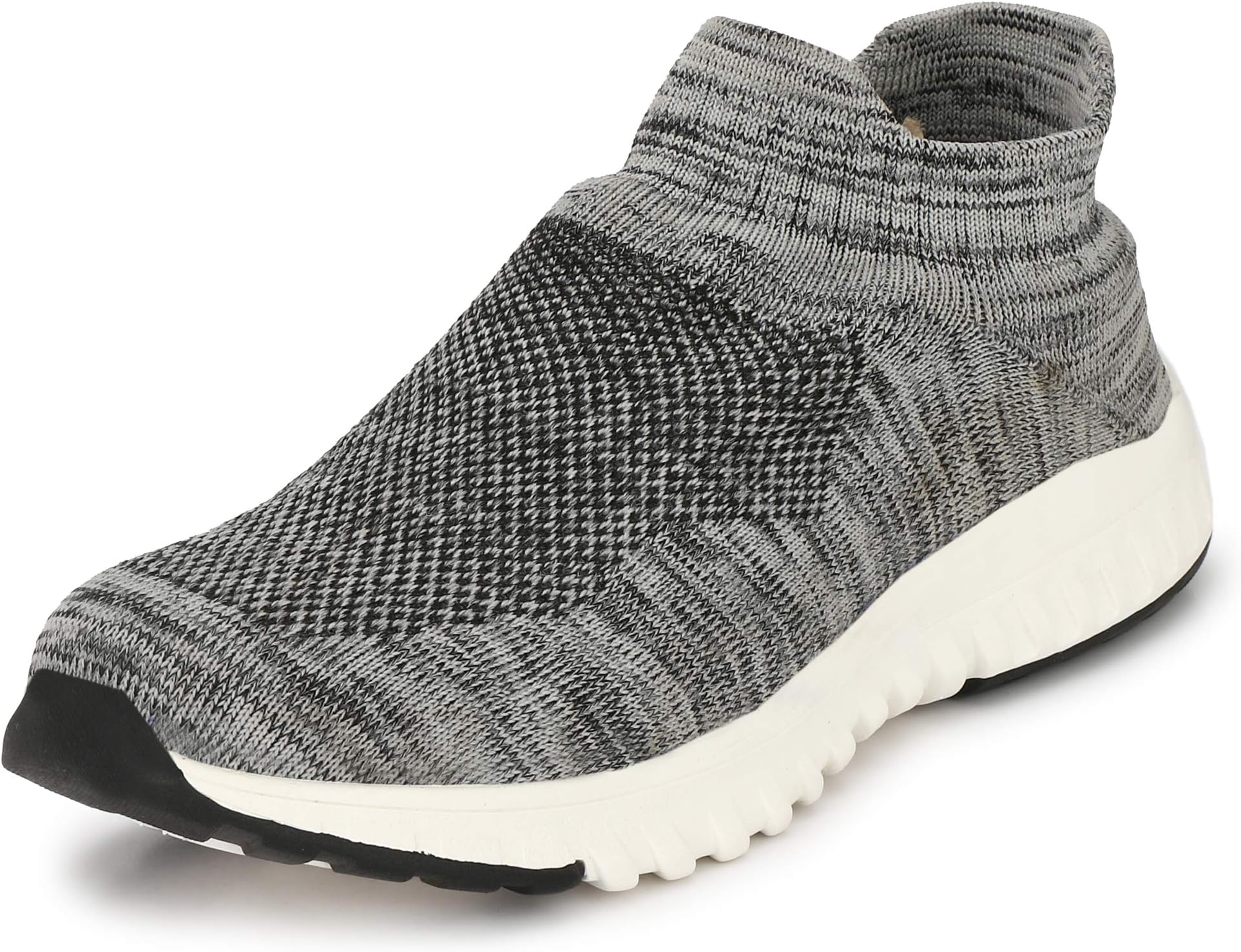 WOODBAY Mens Grey Running Shoes