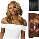 Sensationnel Bare Lace 13X6 Wigs - Unit 14 Lacefrontal Glueless Synthetic 180 Degree Preplucked Hairline (1 JETBLACK)