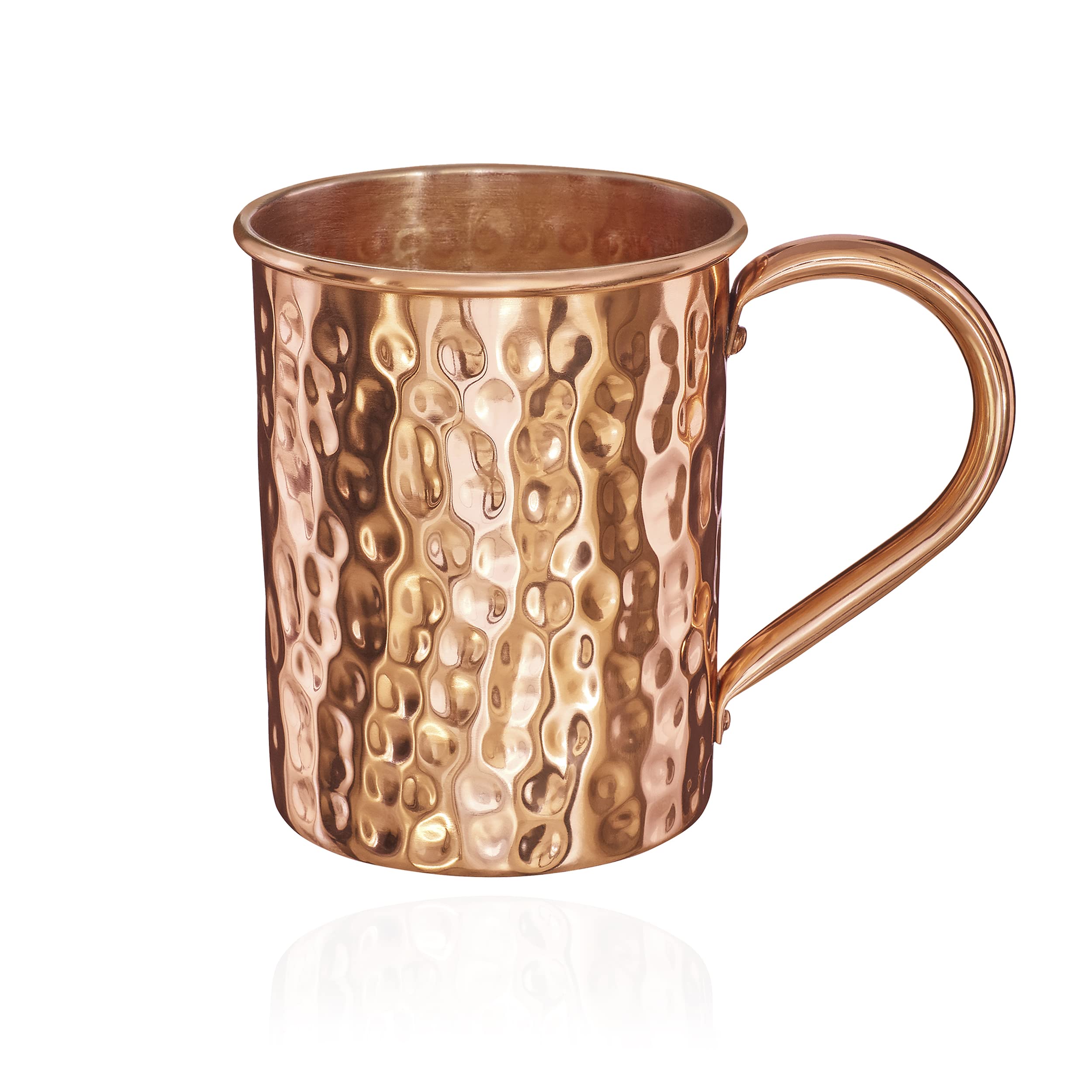NKlaus Copper Mug Pure Copper (100%) Cocktail Cup Cylinder Moscow Mule 500 ml