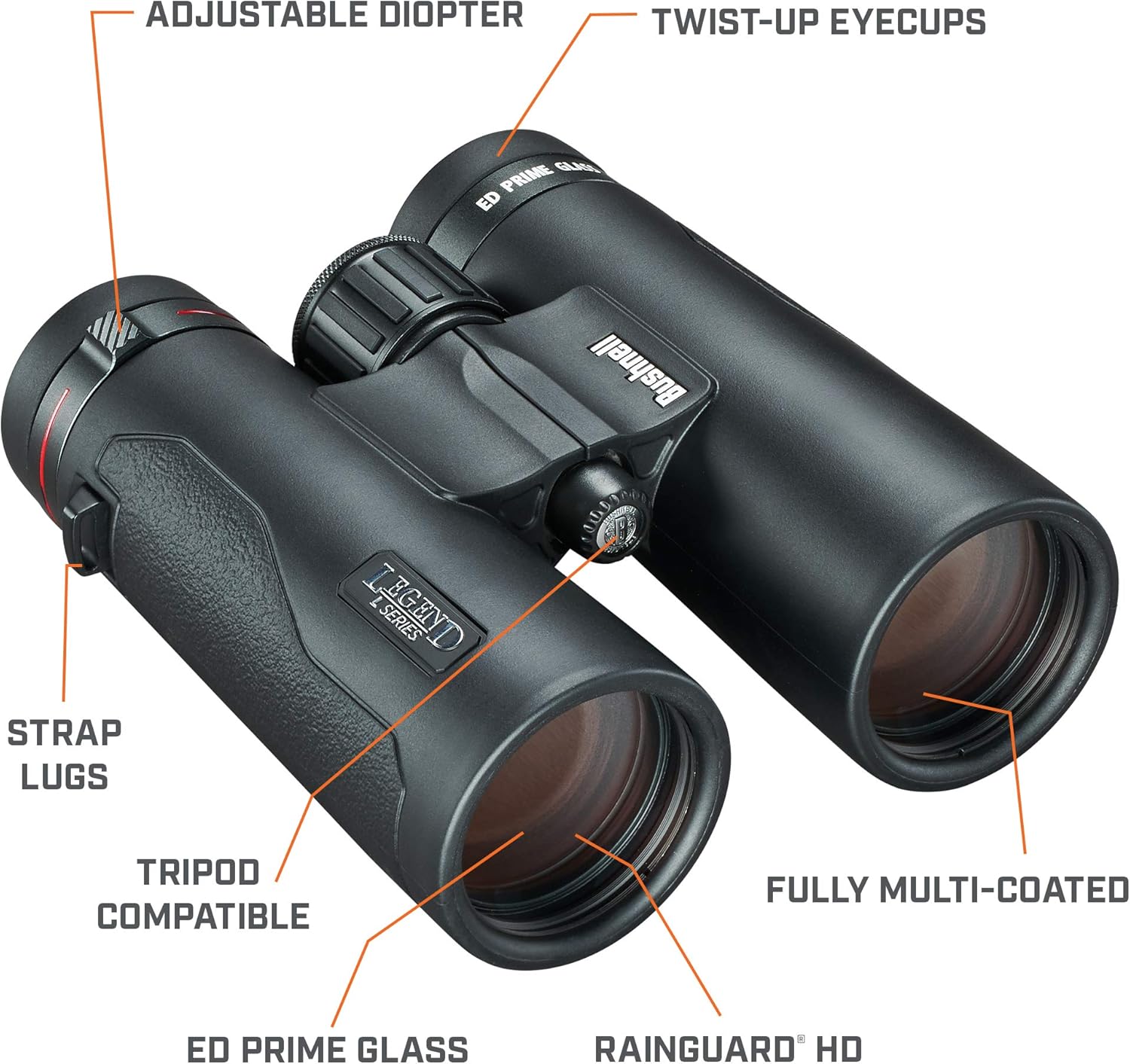 Bushnell Legend L-Series Binocular, Black, 10x42mm: Sports & Outdoors