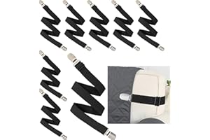 Adjustable Elastic Band Suspenders Fasteners Holder Straps for Recliner Sofa Chair Loveseat Recliner Covers Cushion Seat Benc