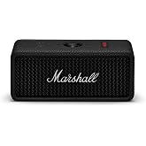 Marshall Emberton III Portable Bluetooth Waterproof Speaker - Black/Silver | Rugged IP67 Waterproof &amp; Dustproof Design | 32+ Hr Playtime | Loud Stereo Sound &amp; Deep Bass | Wireless for Outdoors &amp; Travel