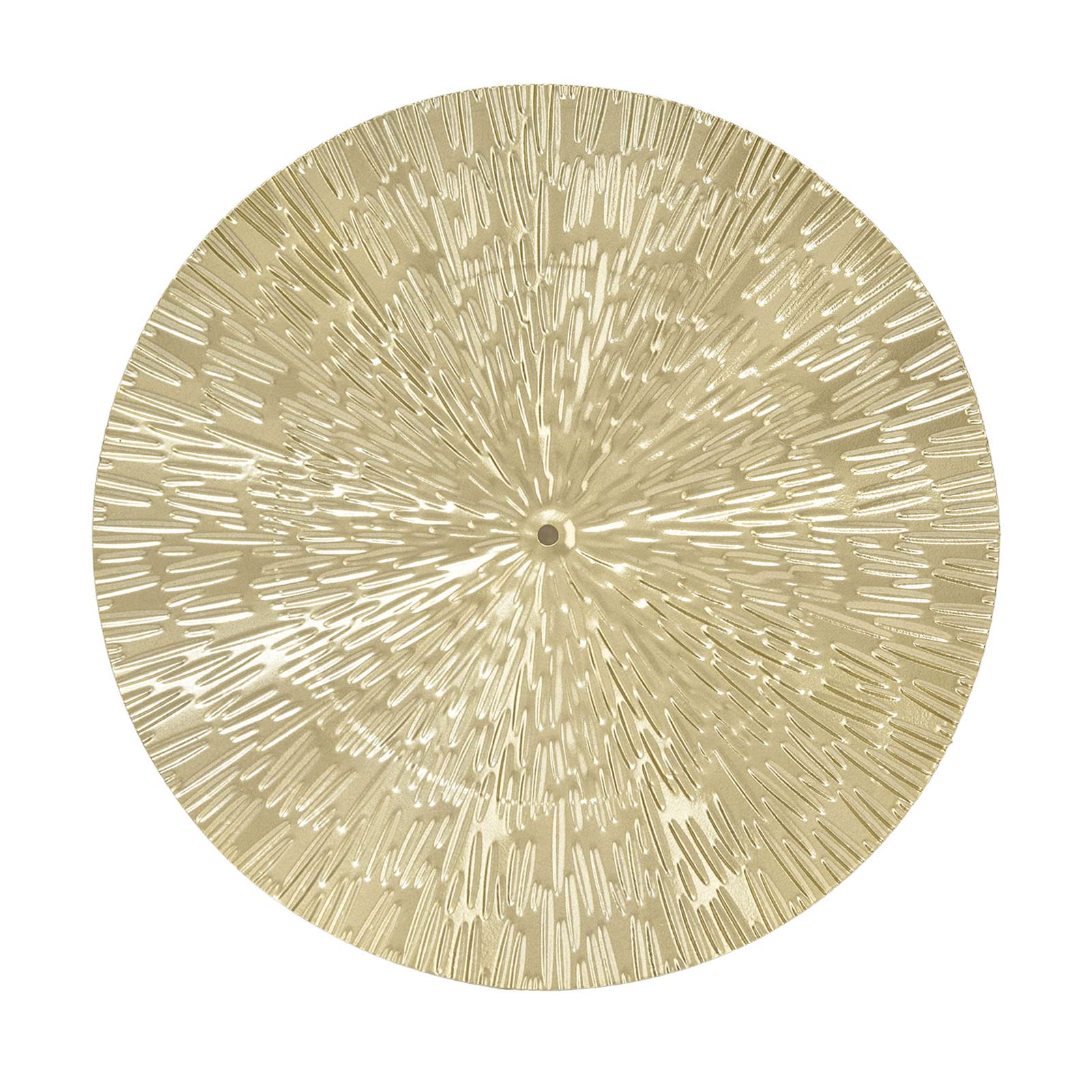 Gold Metal Wall Decor, Home Round Wall Decor Art Hanging Sculptures Bedroom Decoration, 3D Modern Artwork Delicate Texture Appearance Golden Irregular Circle for Bedroom, Living Room, Wedding
