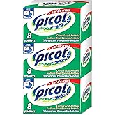 SAL DE UVAS PICOT Effervescent Antacid Powder, 24 Packets (3 Boxes x 8) | Effervescent antacid powder for heartburn, acid indigestion, sour stomach and upset stomach; citric acid + sodium bicarbonate