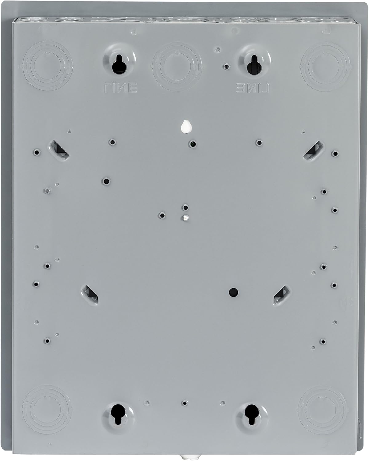 Square D by Schneider Electric HOM1224L125PC Homeline 125 Amp 12-Space 24-Circuit Indoor Main Lugs Load Center with Cover (Plug-on Neutral Ready), Gray - - 