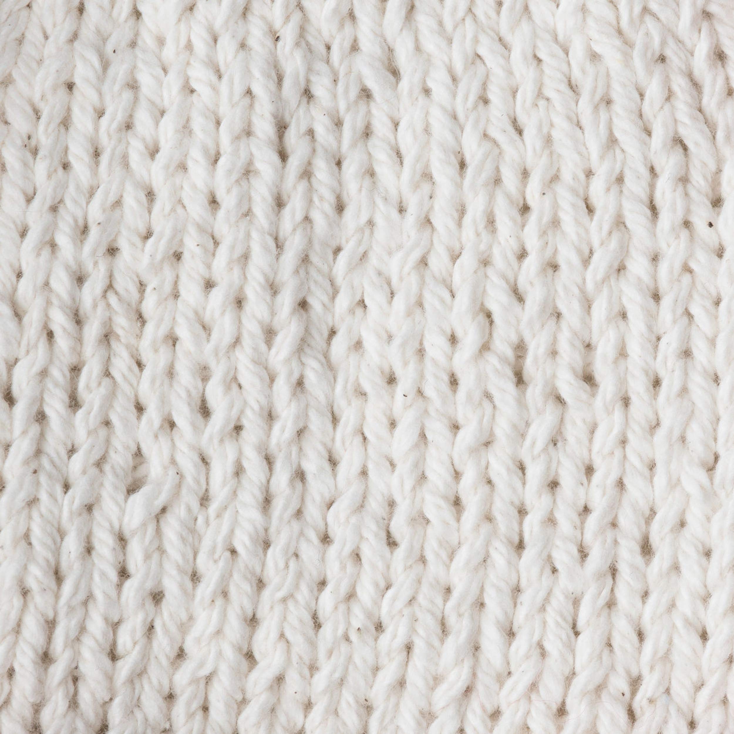 Bernat Handicrafter Cotton Solids Yarn, 1.75 oz, Gauge 4 Medium, 100% Cotton, Off White