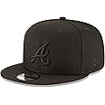 New Era MLB 9FIFTY Black Black Adjustable Snapback Hat Cap One Size Fits All