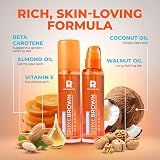 BYROKKO Shine Brown Beta Carotene Tanning Gel Oil 200 ml Pack view 3