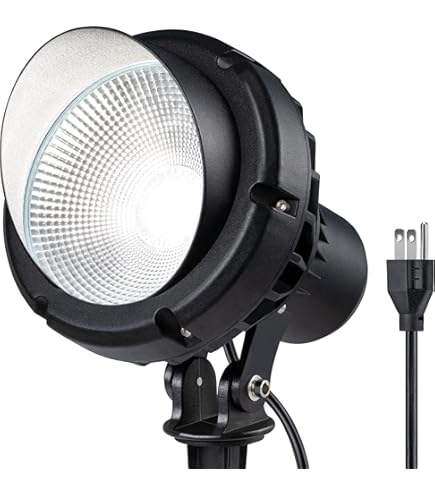 SUNVIE 40W Spot Lights Outdoor 120V LED Plug in Spotlight Outdoor