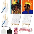 Yeaqee 12-Pack Pre-Drawn Christmas Canvas Panels – 7.87x7.87 Inches For Kids & Adults, Not Foldable - View #14