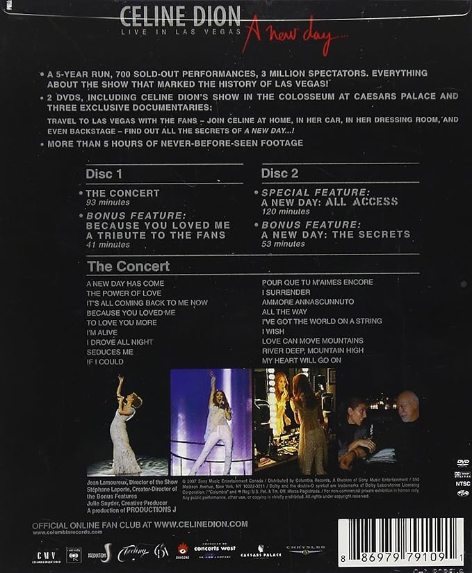 超人気の Dvd セリーヌ ディオン ライヴ イン ラスベガス 最安値挑戦 Www Iacymperu Org