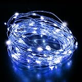 Desiretech 50 LED Battery-Powered Christmas Fairy Lights 5M Copper Wire