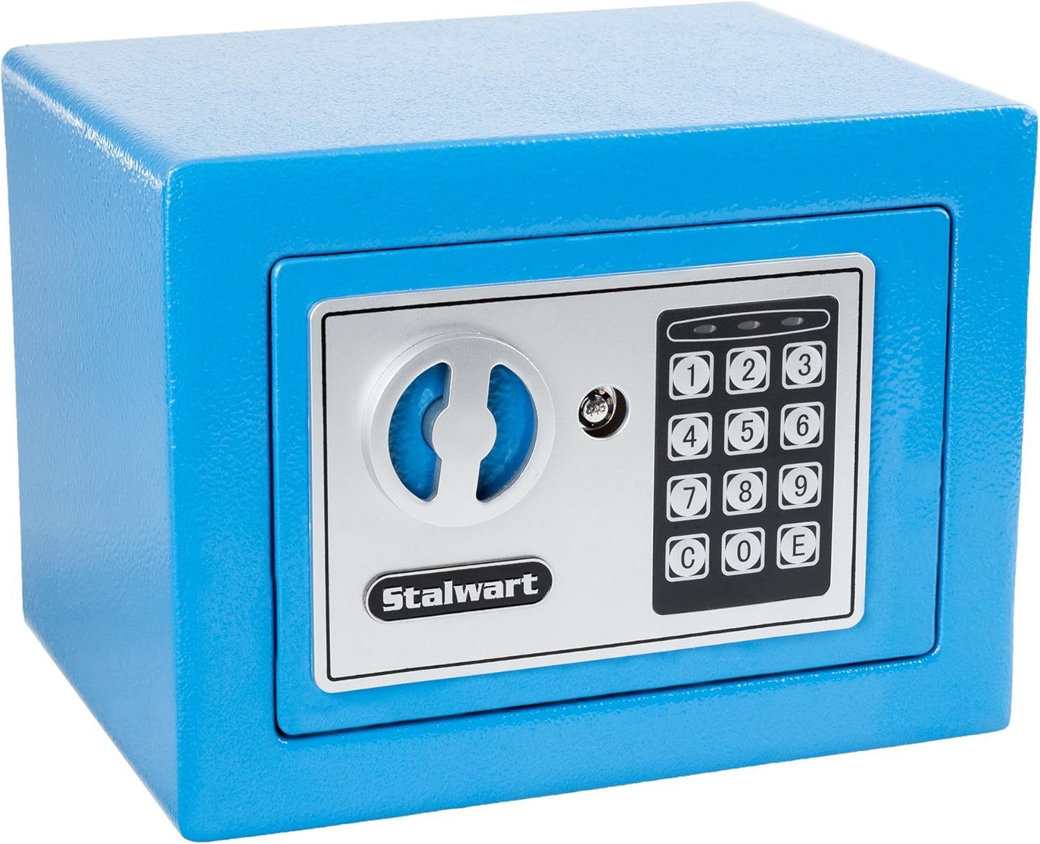Stalwart 65-E17-B Electronic Deluxe Digital Steel Safe, Blue - - 
