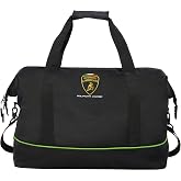 Lamborghini Squadra Corse Travel Duffel Bag Black