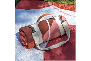 RYCHIC Waterproof Picnic Blanket Beach Outdoor Camping Mat Extra Large Foldable Cute Big Travel Essential Accessories Gift Park Patio Lawn Garden Grass Ground Play Music Festival Concert Must Have