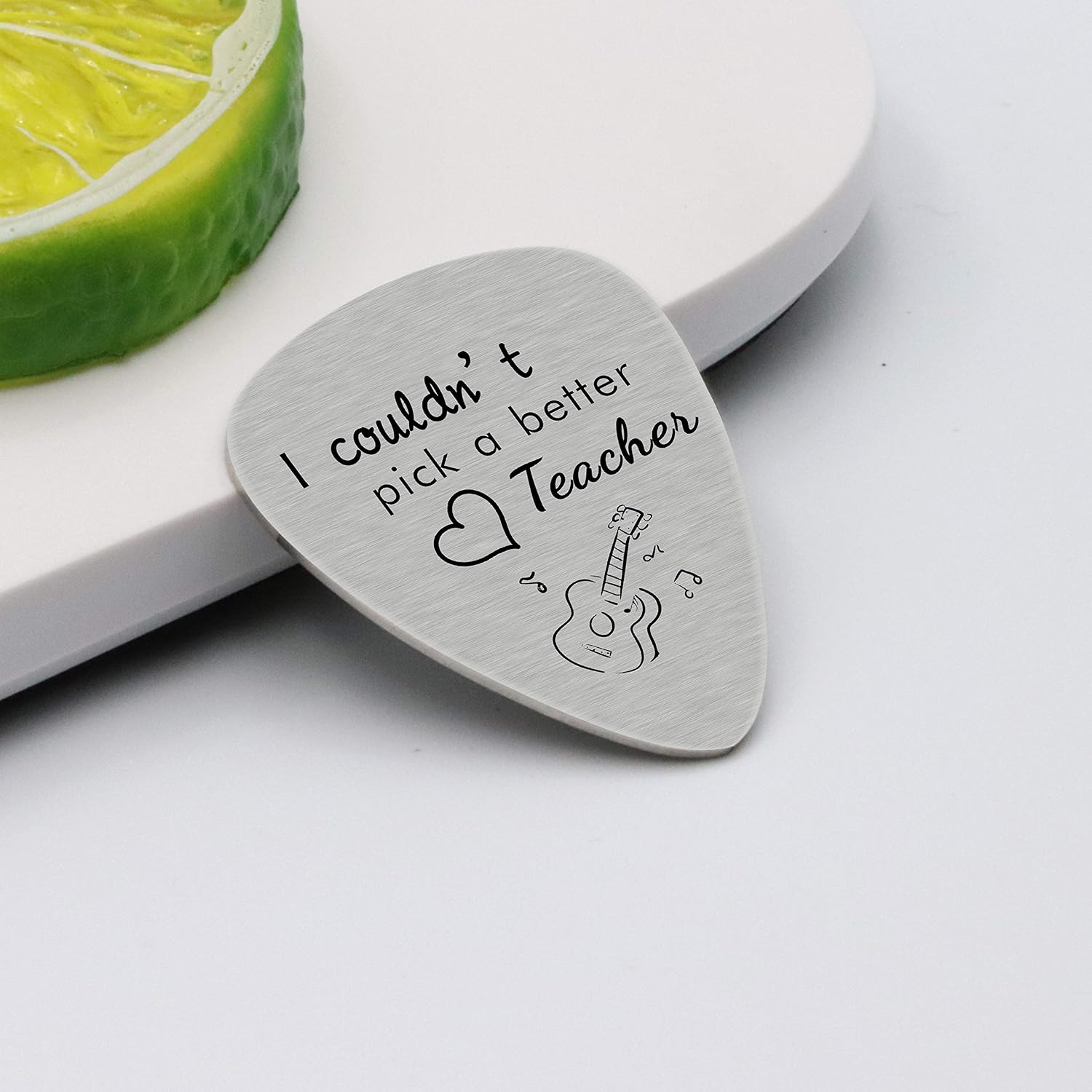 Hulala 2 Pcs Guitar Pick Plectrums For Electric & Acoustic - Music Teacher Gifts: 'I Couldn't Pick A Better Teacher' - Image 4