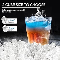 MAXEVE Ice Maker Countertop, 34LBs/24H Ice