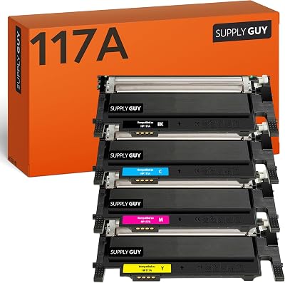 Supply Guy 117A Toner Multipack for HP Color Laser MFP 178NW 179FWG 150A W2070A