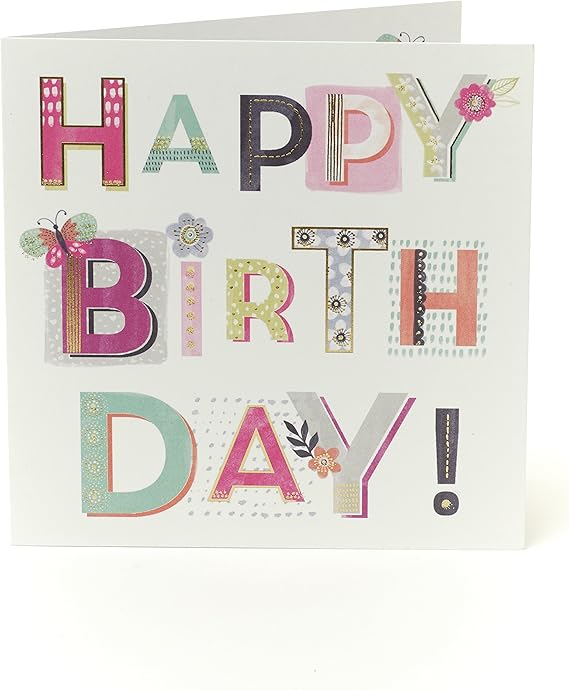 Birthday Card for Her Birthday Card Friend Female Happy Birthday