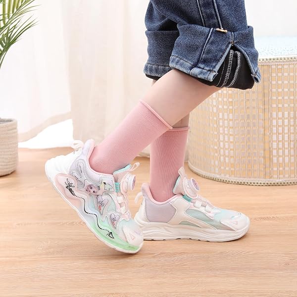 JAKIDAR GIRLS CREW SEAMLESS SOCKS KIDS CASUAL DRESS COTTON SOCKS 6 PAIRS, BEIGE BLACK BROWN PINK SIGNAL BROWN WHITE, 8-12Y