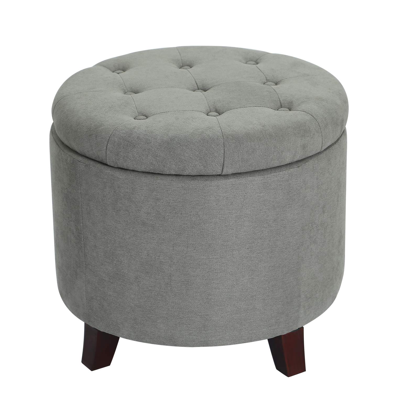 Best ottoman grey gray tufted