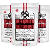 Pop Daddy Maple and Brown Butter Flavored Pretzels Sticks, 7.5oz Bags, 3 Pk | Gourmet Pretzels, Kosher Certified, Resealable Bags, Pretzel Snack Packs, Great for Lunches, Parties, On-the-Go
