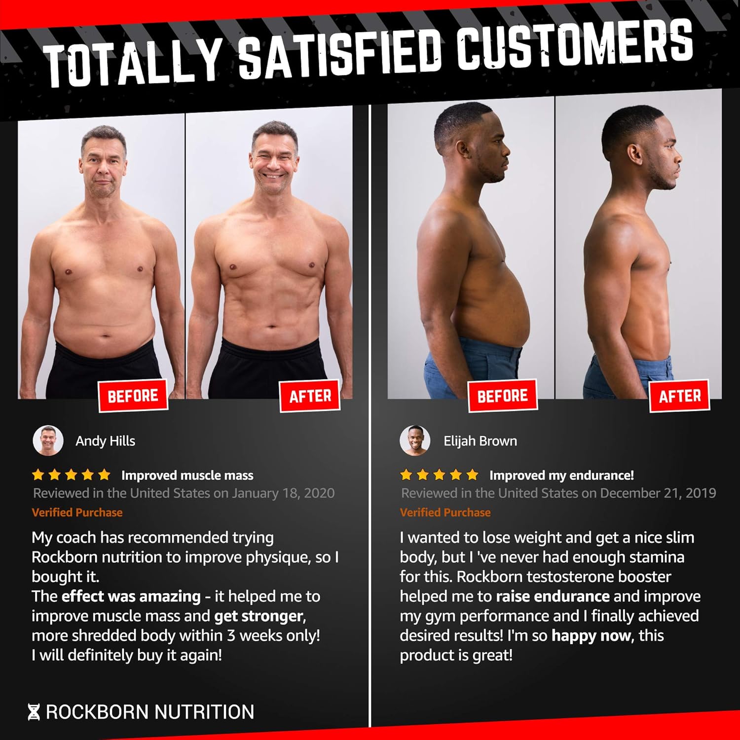 Testosterone Booster for Men - Made in USA - Men Testosterone Pills with Horny Goat Weed - Mens Testosterone Booster for Muscle Growth, Desire & Energy Increase - Tongkat Ali Capsules: Health & Personal Care