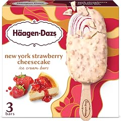 Haagen-Dazs New York Strawberry Cheesecake Ice Cream Bars, 3ct