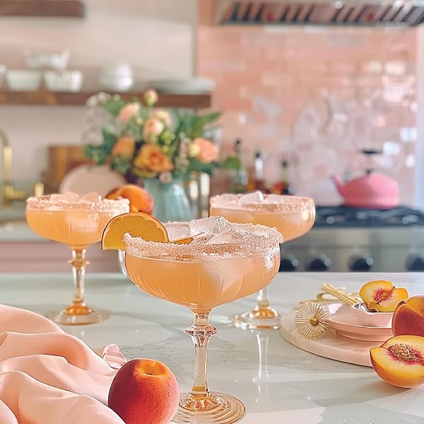 JORDAN’S SKINNY MIXES SYRUPS SUGAR FREE SYRUP, NATURALLY SWEETENED PEACH MARGARITA MIX, 32 OZ, LOW CALORIE FLAVORING, PROTEIN SHAKE, COCKTAIL & MORE, GLUTEN FREE, KETO FRIENDLY