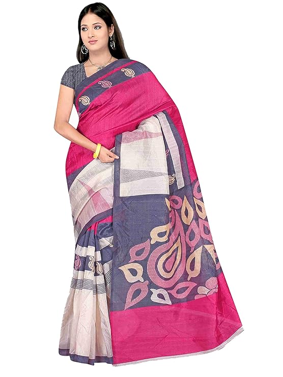 Women's Cotton Silk Saree with Blouse (1133+ variation)