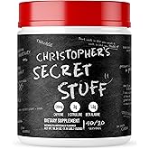 RAW Christopher's Secret Stuff Pre Workout Powder, Thavage (Tastes Like Winning) - Chris Bumstead CBUM Preworkout Supplement for Men & Women - Working Out, Hydration & Energy - 40 Servings