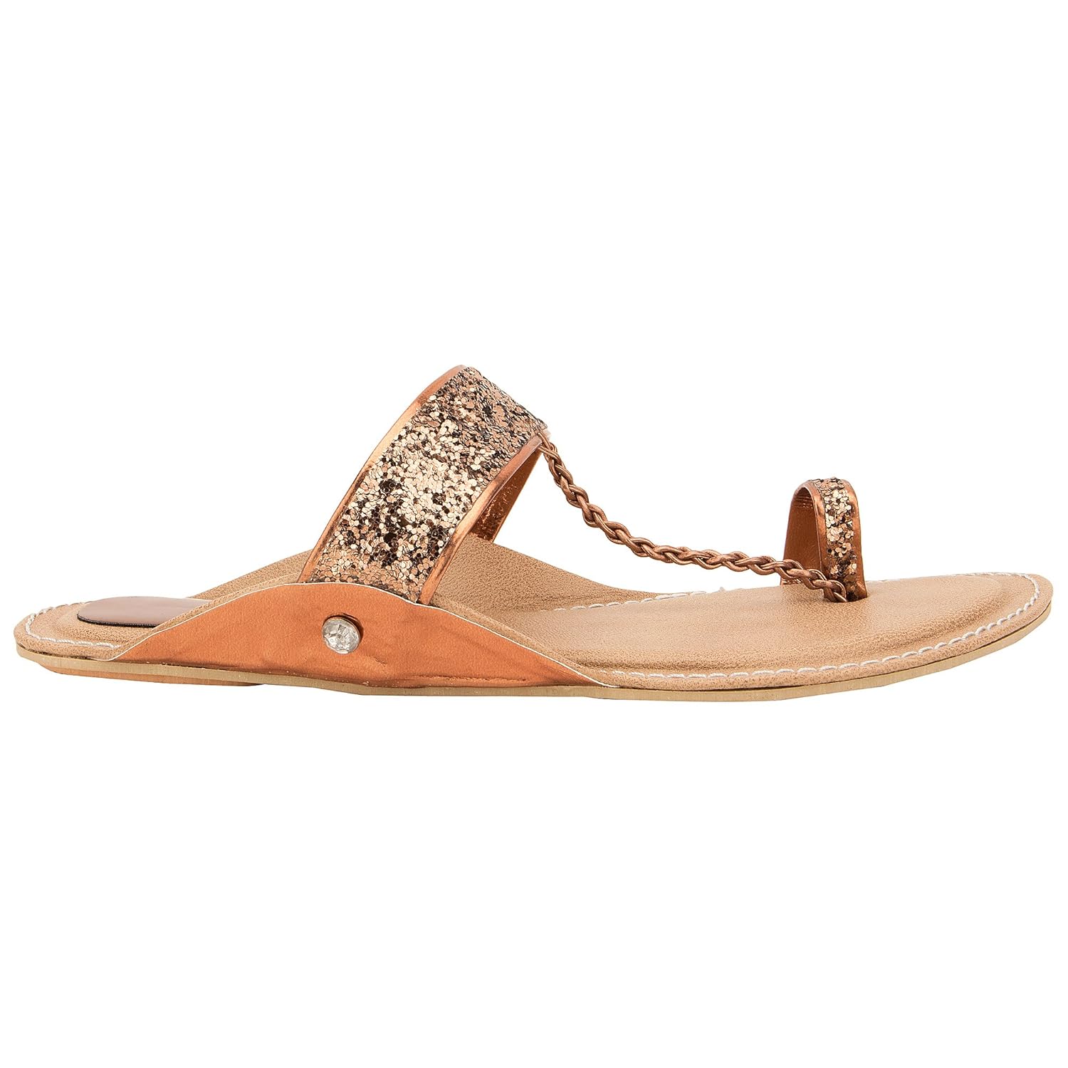 belleza women ethnic synthetic kolahpuri slippers