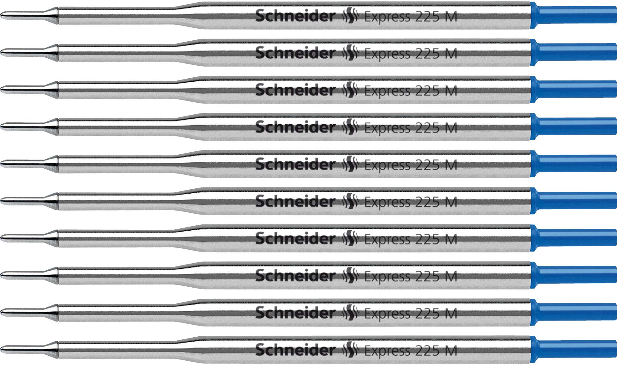 Schneider Express 225 M Large-Capacity Refill Blue Indelible ISO 12757-1 G2 Pack of 10