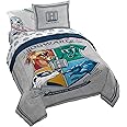Jay Franco Harry Potter Stand Together 7 Piece Queen Size Bed Set - Includes Comforter & Sheet Set - Super Soft Kids Bedding Fade Resistant Microfiber (Official Harry Potter Product)