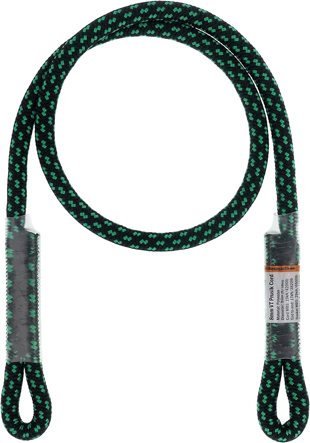 GM CLIMBING 8mm (5/16") Prusik Swen Eye-to-Eye Pre-Sewn 30 inch : Sports & Outdoors