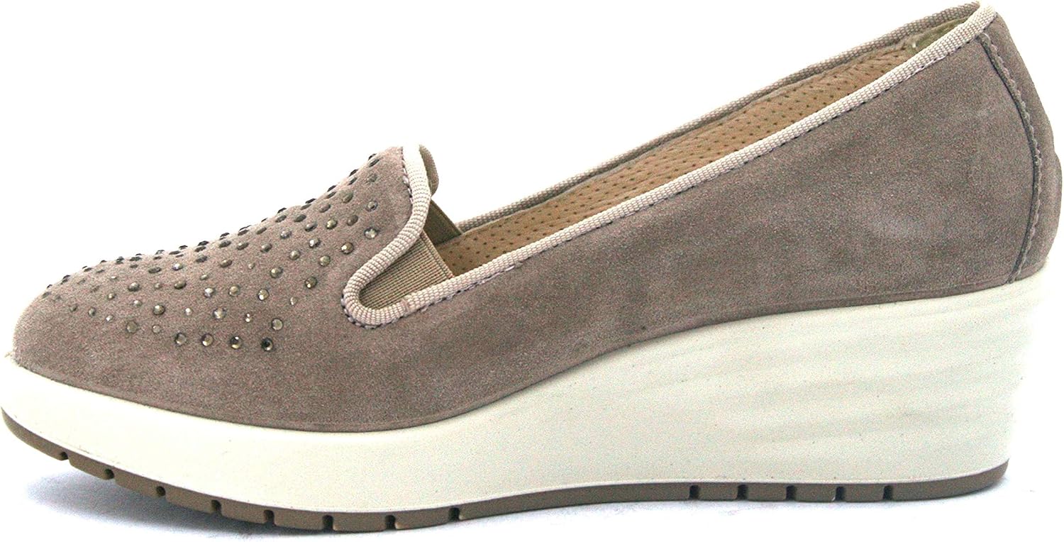 Scam./Visone Mocassino Donna con Zeppa Alta ENVAL SOFT 32576 Scarpe da  donna urban-earth.co.uk