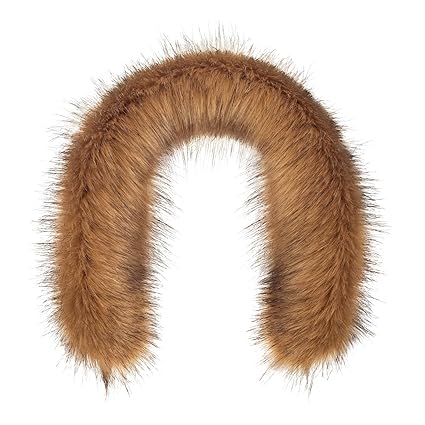 Futrzane Kapuzen Fellkragen für Kapuze Pelz Schal Fellstreifen