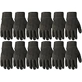 Wells Lamont Versatile Work Gloves Lightweight, Durable, Comfortable Jersey Basic, 12-Pair Bulk Pack, X-Large (506XLZ)