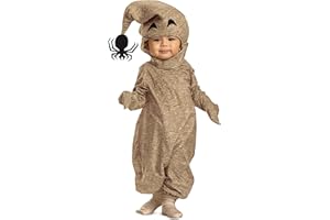 Disguise baby-boys Oogie Boogie Baby Costume, Official Infant Disney the Nightmare Before Christmas Costume Onesie